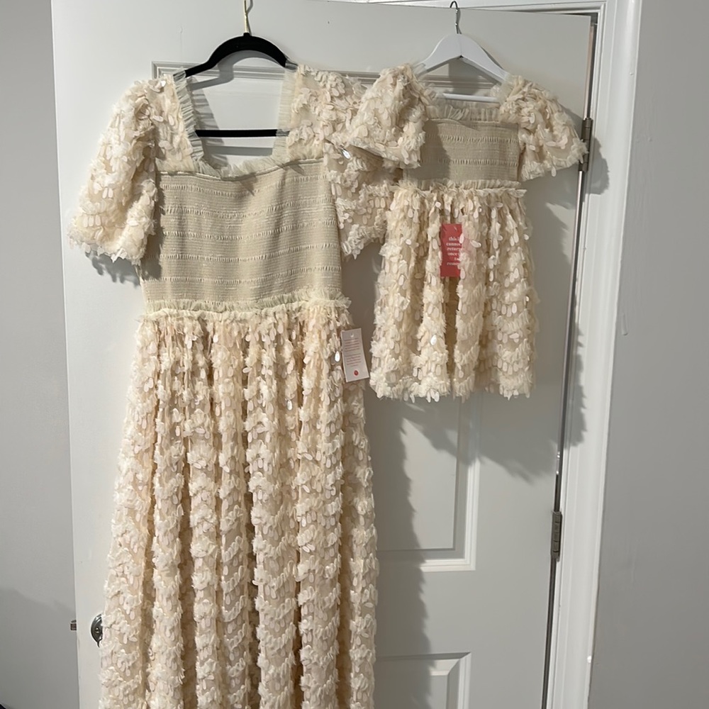 Ivy City Co cloud nine sparkle dress mom and me